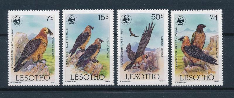 [53684] Lesotho 1986 Birds Vögel Oiseaux Ucelli WWF Vulture MNH