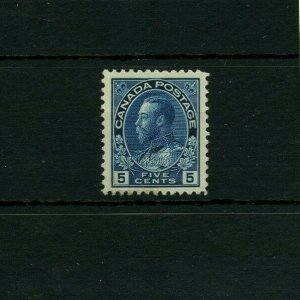 #111 VF MH, 5 cent very nice Admiral stamp  Cat $300 Canada mint 