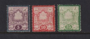 Iran - #50-52 mint