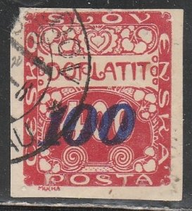 Czechoslovakia   J41    (O)   1925   Postage due
