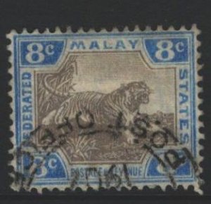 Malaya Federation Sc#30c Used - Upright Watermark