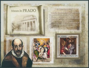 Sao Tome & Principe 2007 MNH Art Stamps Prado Museum El Greco 1v S/S III