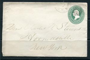 USA 1875 Postal Stationary Cover 3c New York  Single Usage 5290