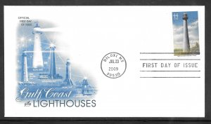 Just Fun Cover #4409-13 FDC Lighthouses Set of 5 ARTCRAFT Cachet. (12632)