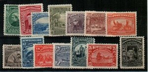 Newfoundland Scott 61-74 Mint hinged (nice quality set, no remnants) [TE865]