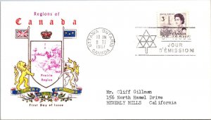 Canada 1966 FDC - Regions Of Canada, Prairie Region - Ottawa, Ont - J3919