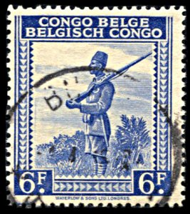 Belgian Congo 203, used, Askari