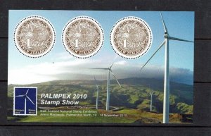 New Zealand: 2010,  Palmpex 2010, National Stamp Show, Commemorative M/Sheet.