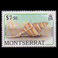 MONTSERRAT 1988 - Scott# 695 Seashell $7.5 NH