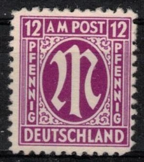 Germany - Allied Occupation - AMG - Scott 3N8 MNH (SP)