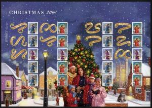 GB QEII Smiler  2007 LS42 CHRISTMAS,1st,2nd class decimal  MNH CONDITION.