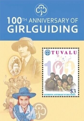 Tuvalu 2010 - Girl Scouts - Souvenir Stamp Sheet - Scott #1119 - MNH