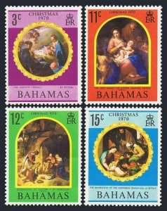 Bahamas 309-312,MNH.Michel 314-317,Bl.3. Christmas 1970.Pittoni,Raphael Mengus,