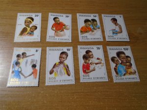 Rwanda  #  1019-26  MNH