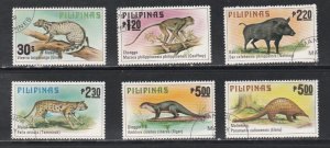 Philippines # 1403-1408, Animals, Used CTO, 1/2 Cat.