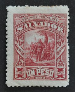 DYNAMITE Stamps: El Salvador Scott #69  – MINT hr