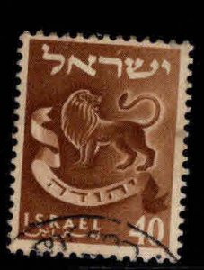 ISRAEL Scott 108 Used Tribes stamp  Wmk 302