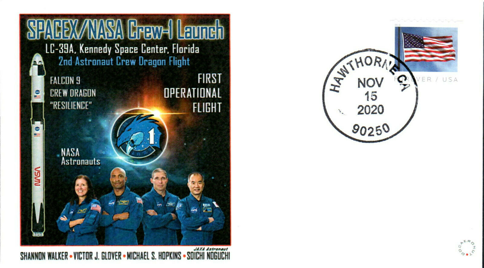 2020 NASA/SpaceX Crew1 Crew Dragon Launch SpaceX HQ Hawthorne 15 Nove