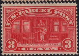 U.S. Scott #Q3 3-Cent Parcel Post Stamp - Mint Single