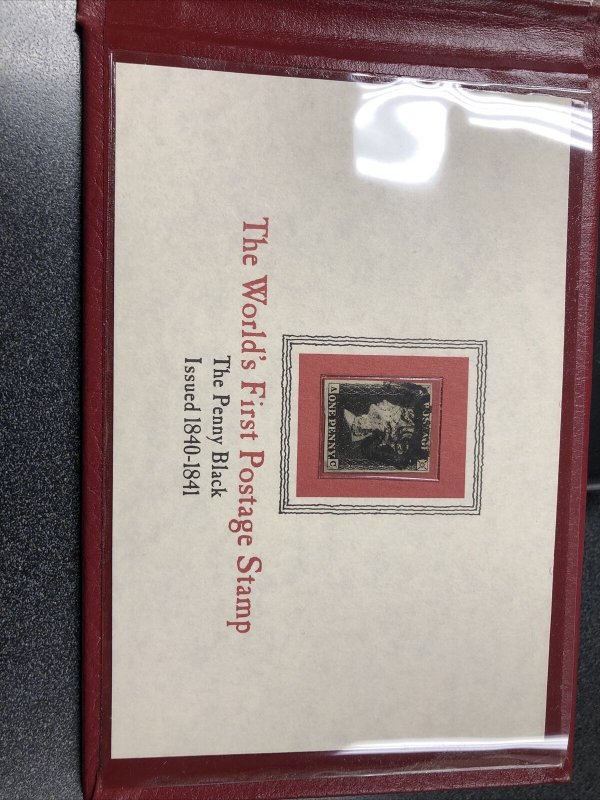 The World’s 1st Stamp Penny Black Folio 