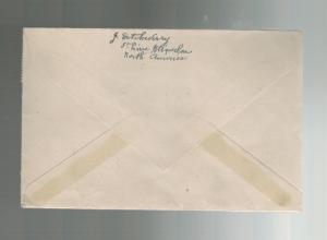 1947 St Pierre Miquelon cover to Charlottetown Canada