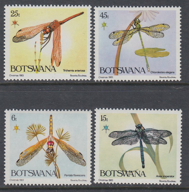 Botswana 337-340 Dragonflies MNH VF