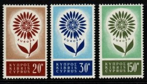 CYPRUS SG249/51 1964 EUROPA MTD MINT