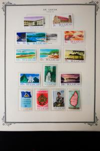 St. Lucia 1951 to 1980's Stamp Collection