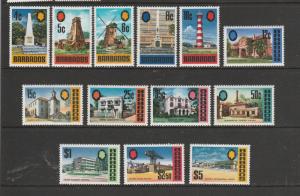 Barbados 1972/4 defs change of Wmk set UM SG 455/67