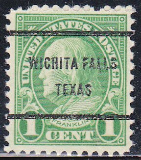 Precancel - Wichita Falls, TX PSS 632-61 - Bureau Issue