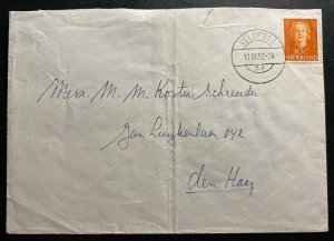 1952 Netherlands Air Force Veldpost 34 NAPO Cover To The Hague