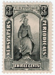 (I.B) US Postal Service : Newspapers & Periodicals Stamp 3c