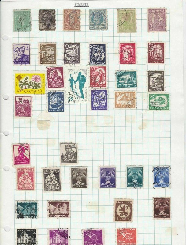 romania stamps ref 12068