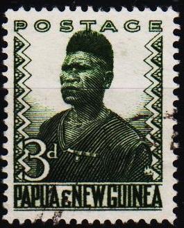Papua New Guinea.1952 3d S.G.5 Fine Used