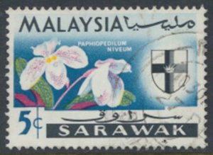 Sarawak  SC# 230 Used Orchids Flowers see details & scans