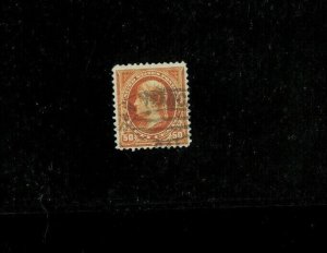 US #260 F-VF Used. Cat.140.00 