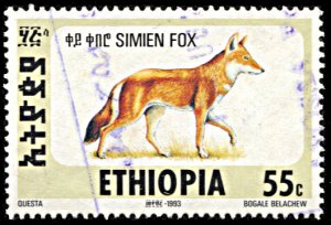 Ethiopia 1393K, used, Simien Fox