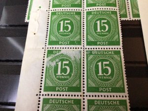 Germany 1946 Allied Occupation MNH minor faults stamps Ref 60703