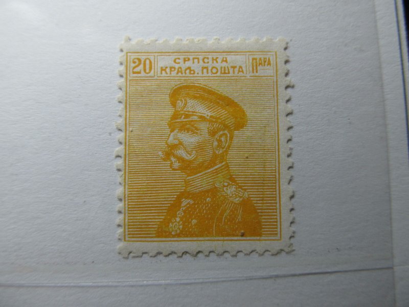 Serbien Serbia 1911 20p Fine MH* A5P18F381