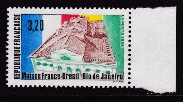 France 1989 3.20fr. Franco-Brazillian House Rio de Janeiro  VF/NH