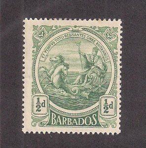 BARBADOS SC# 128   FVF/MOG  1916