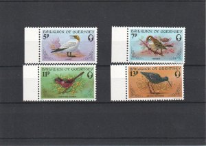 Guernsey 1978 - Birds - MNH Set - SG 169-172