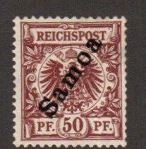 Samoa Stamp 56  - Angled overprint