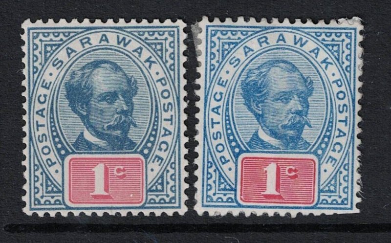 Sarawak SG# 36 & 36a Mint Hinged (36a No Gum) - S20588