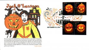 #5137-40 Jack O'Lanterns Panda FDC