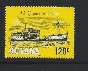 Guyana #663 MNH River boat Powis