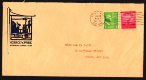 Crooked Mile – Westport CT – Horace W. Paine – stamp dealer – 1940