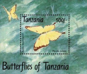 Tanzania 1993 - Butterfly, Noble Swallowtail - Souvenir Sheet - Sc 1056A - MNH