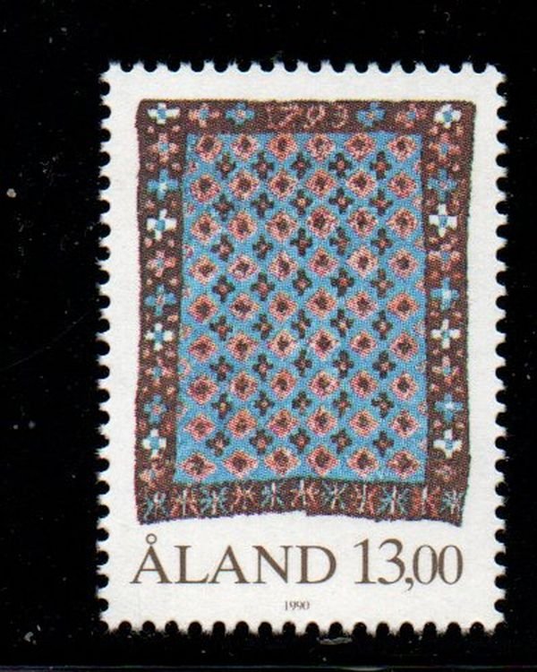 Aland Finland Sc 53 1990 13 m Handicrafts stamp mint NH