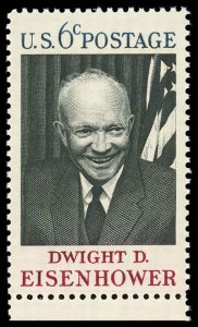 US Sc 1383 VF/MNH - 1969 6¢ Dwight D. Eisenhower - P.O. Fresh